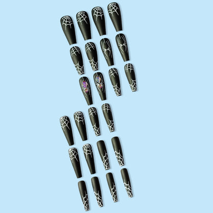 Spooky Spider Halloween Nail Armor