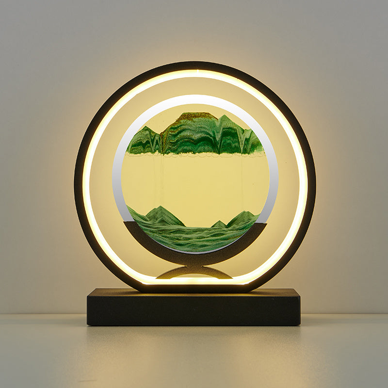 Elegant Hourglass LED Lamp