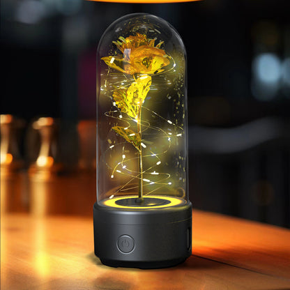 Rose LED Lamp & Bluetooth Speaker