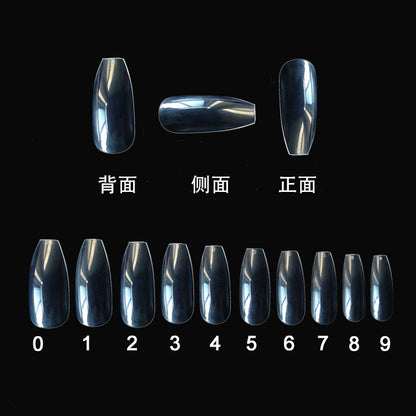 500 French Tip Nail Set