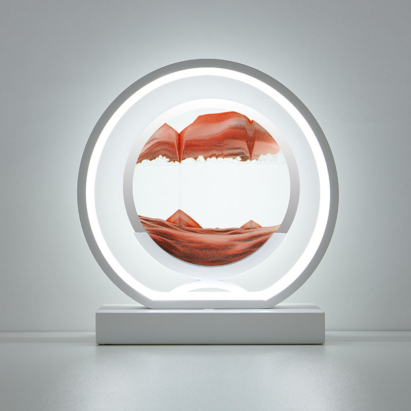 Elegant Hourglass LED Lamp