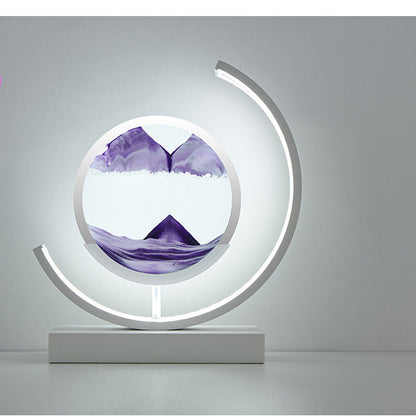 Elegant 3D Quicksand LED Lamp