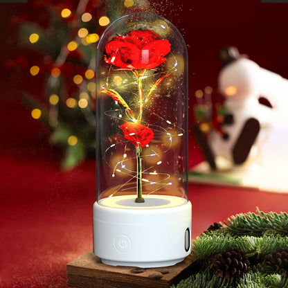 Rose LED Lamp & Bluetooth Speaker