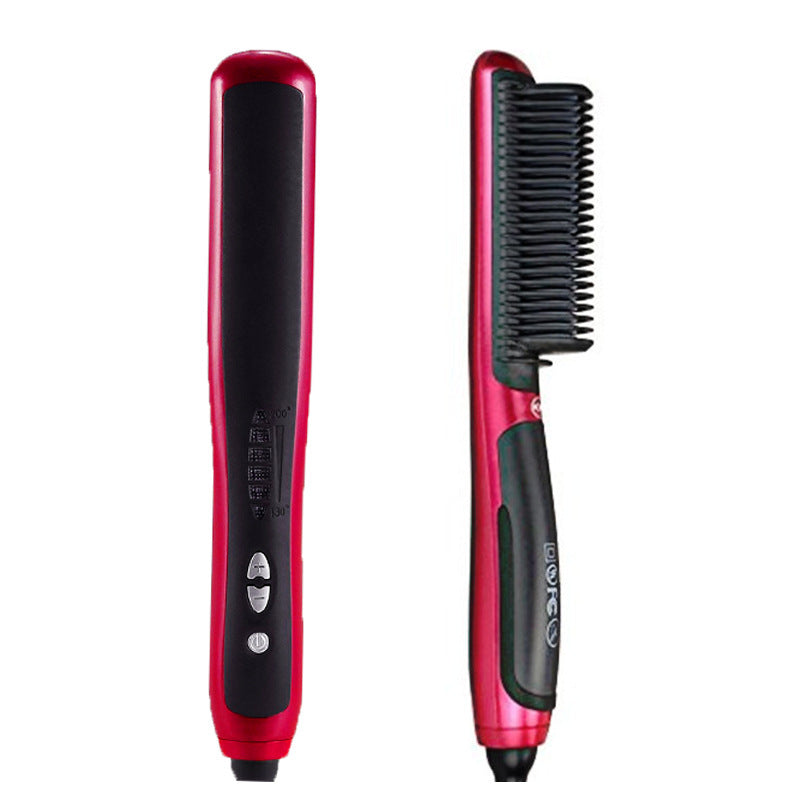Red Ceramic Hair Straightener