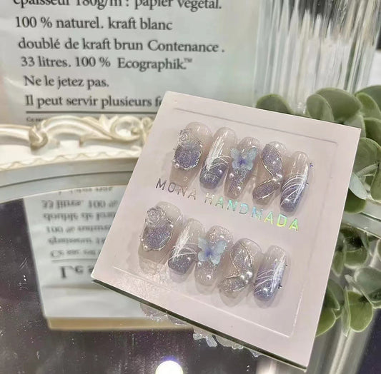 Handmade Bridal Nail Perfection