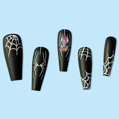 Spooky Spider Halloween Nail Armor