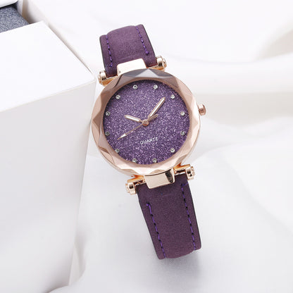 Starry Sky Rhinestone Watch