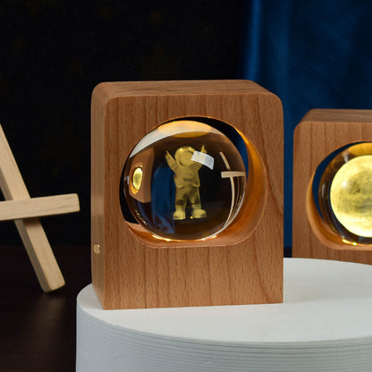 Crystal Ball Night Light: Enchanted Glow