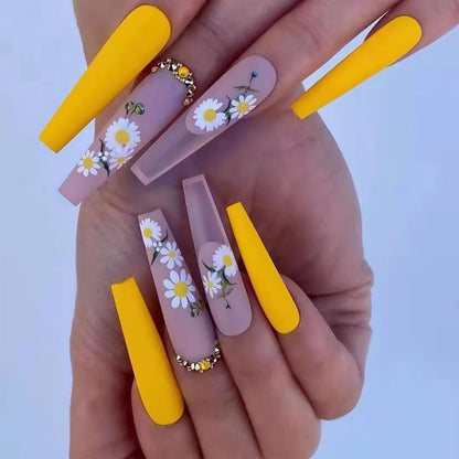 Glam Ballerina Long Nail Patches