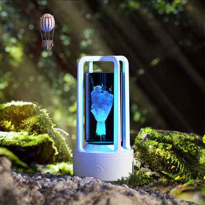 Crystal Lamp &amp; Bluetooth Speaker