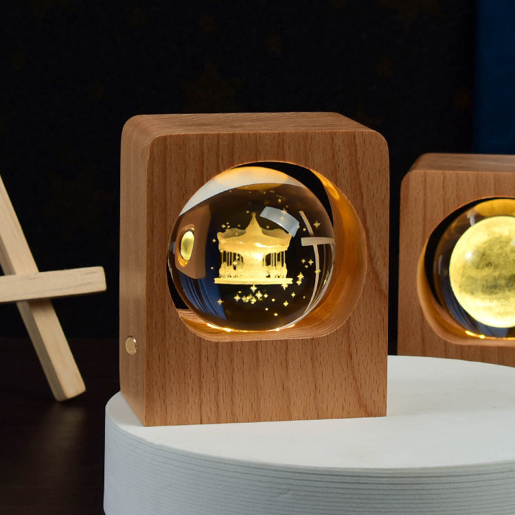 Crystal Ball Night Light: Enchanted Glow