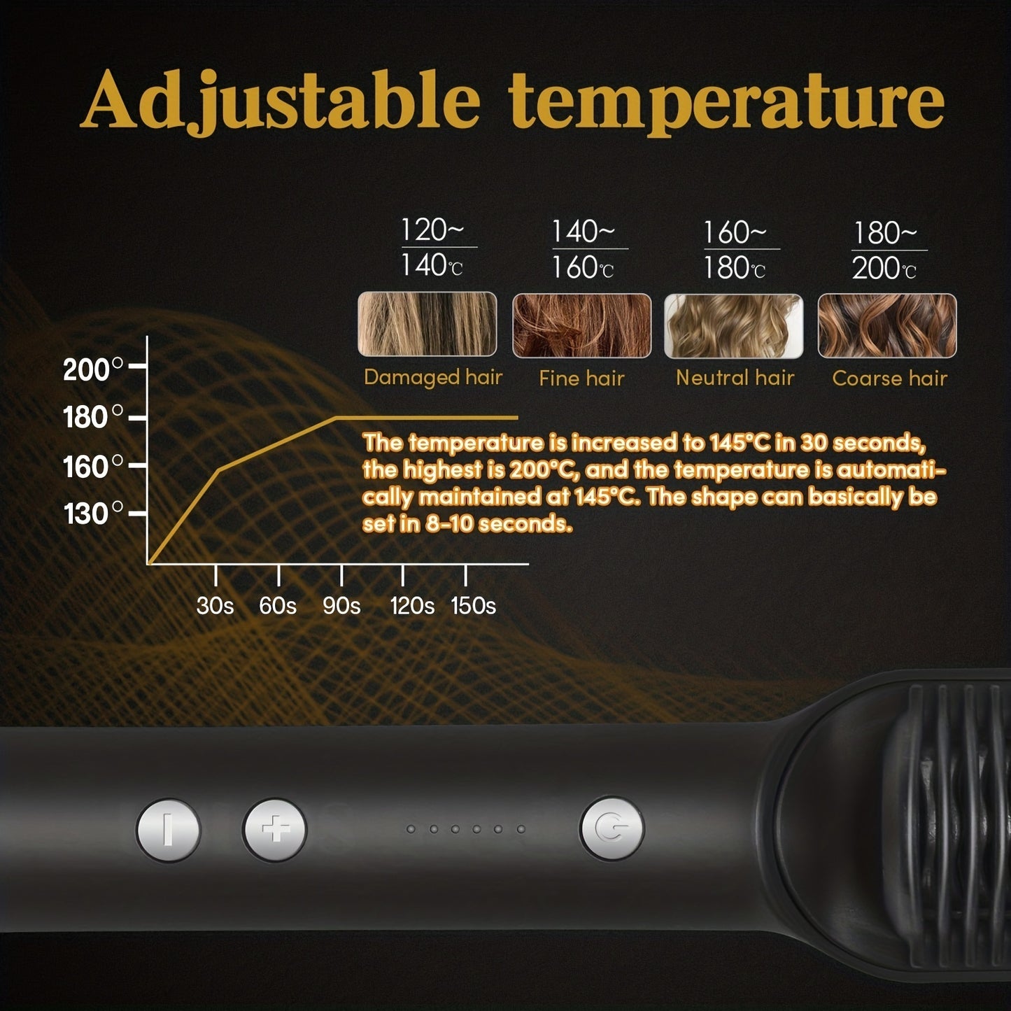 2-in-1 Straightener & Curler Brush