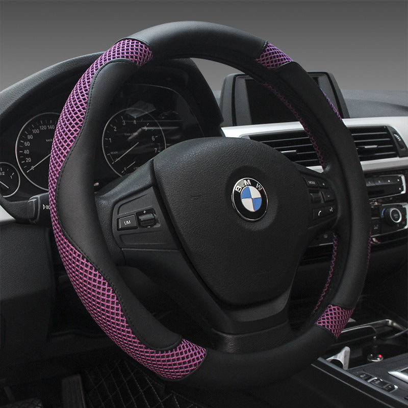 All-Season Leather Steering Wheel Cover