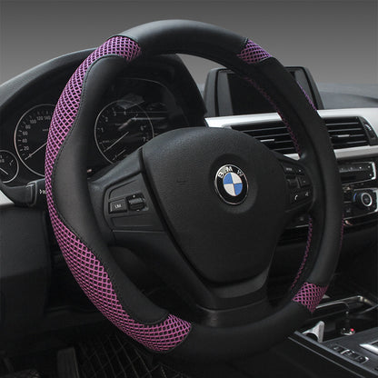 All-Season Leather Steering Wheel Cover