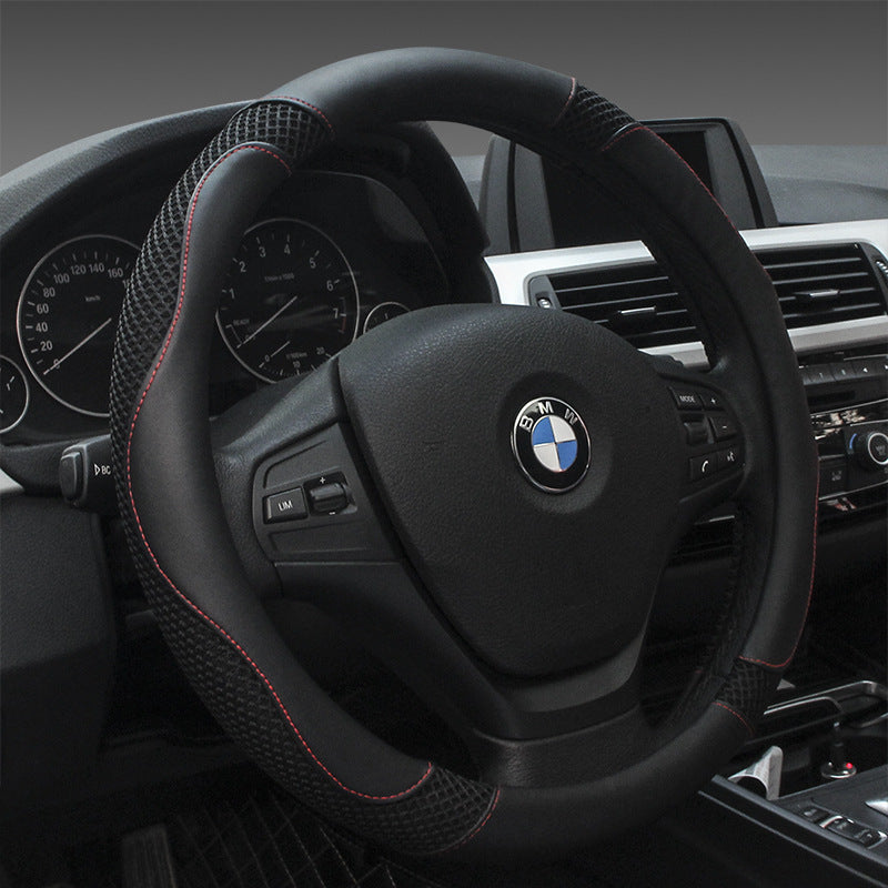 All-Season Leather Steering Wheel Cover
