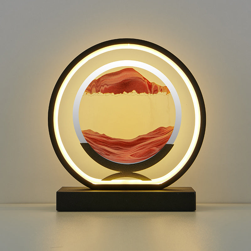 Elegant Hourglass LED Lamp