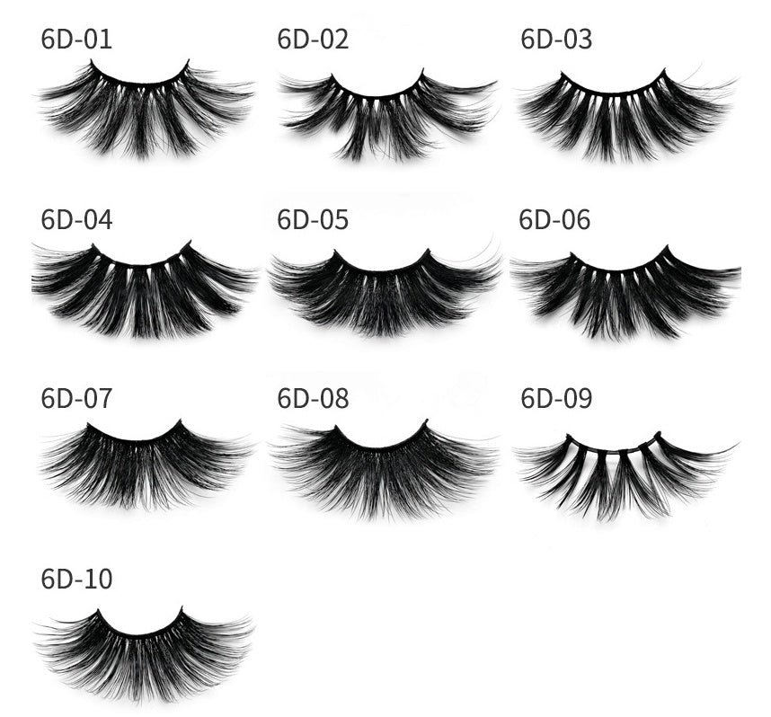 6D Mink Cross-Eye Lashes