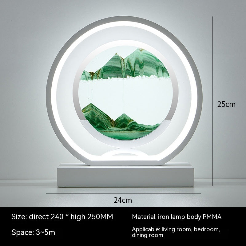 Elegant Hourglass LED Lamp