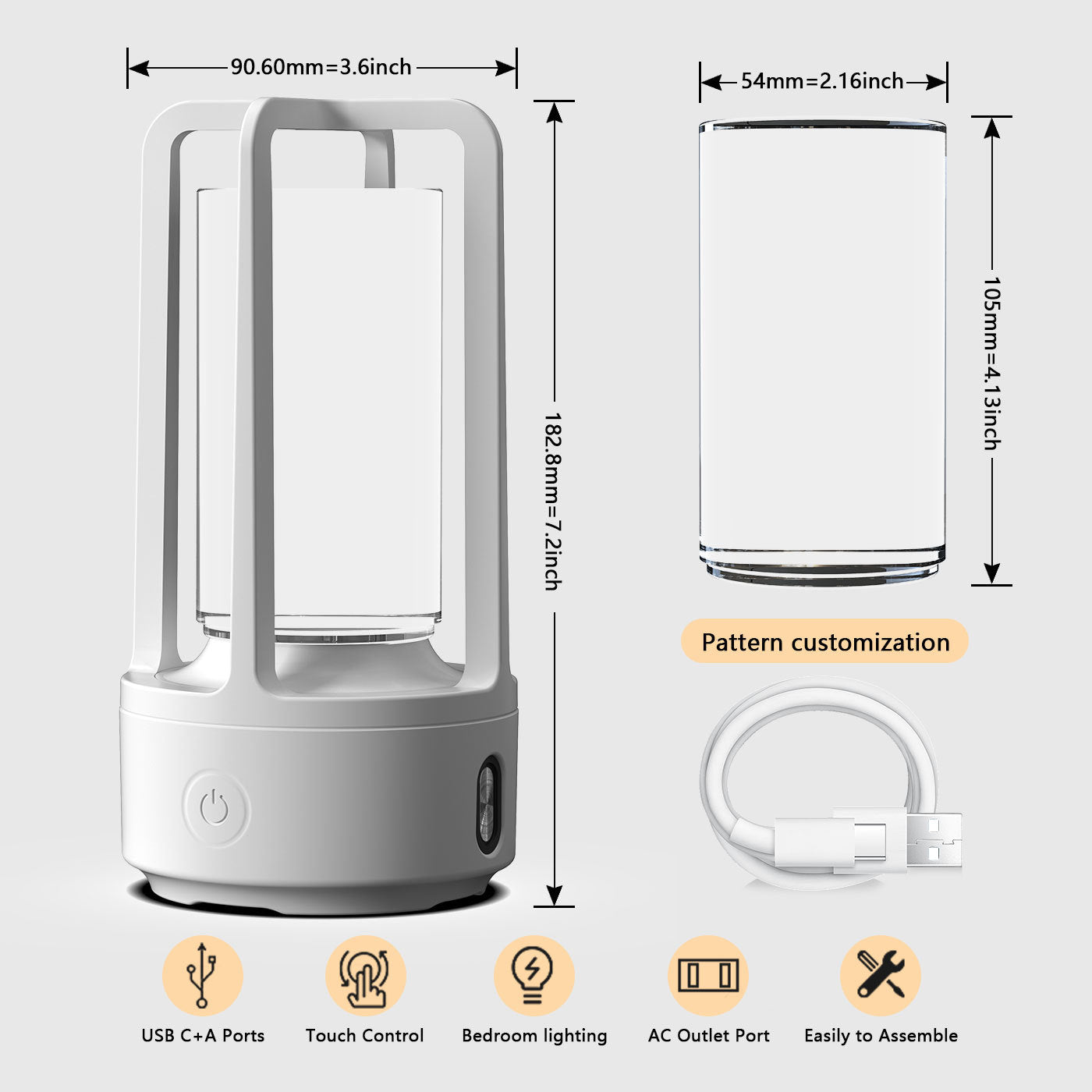 Crystal Lamp &amp; Bluetooth Speaker