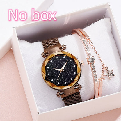 Starry Sky Bracelet Watch Set
