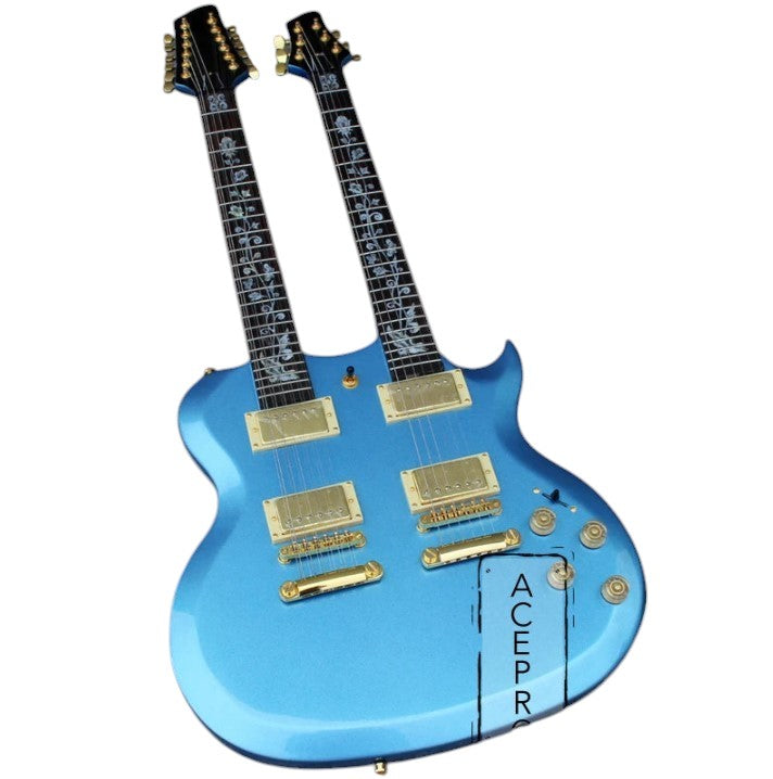 Dual Neck Acepro - 6+12 String Guitar
