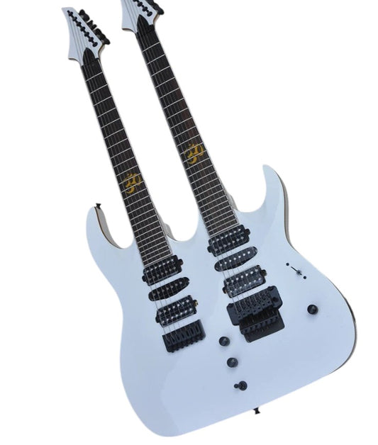 Dual Neck Semi-Hollow - 7+7 Guitar