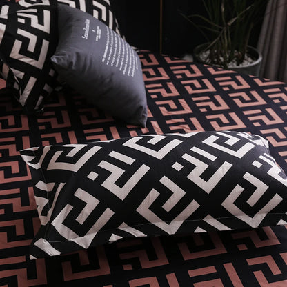 Luxury Modern Black Bedding Set