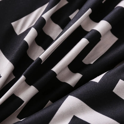 Luxury Modern Black Bedding Set