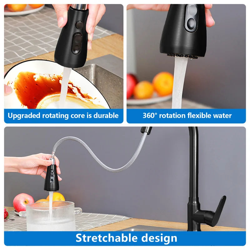 360° Pull-Out Kitchen Faucet