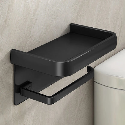 Sleek Aluminum Toilet Paper Holder