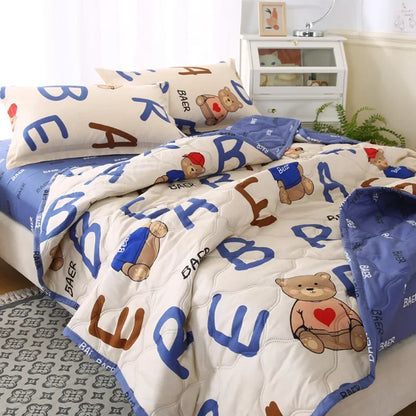 Cooling Summer Quilted Blanket