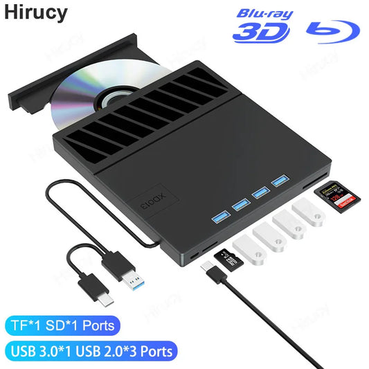 Hirucy 3-in-1 Blu-ray Burner