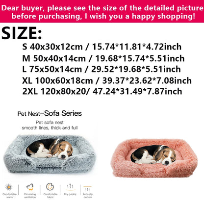 Luxurious Plush Dog Bed