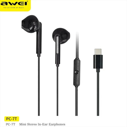 Awei PC-7T Wire-Controlled Headset
