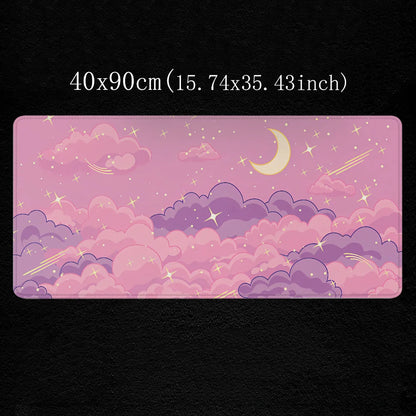 Skyscape XXL Pink Mouse Pad