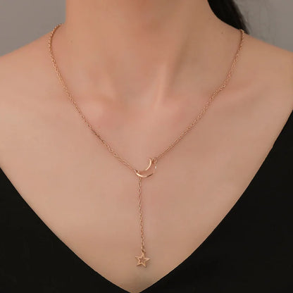Celestial Moon & Star Choker