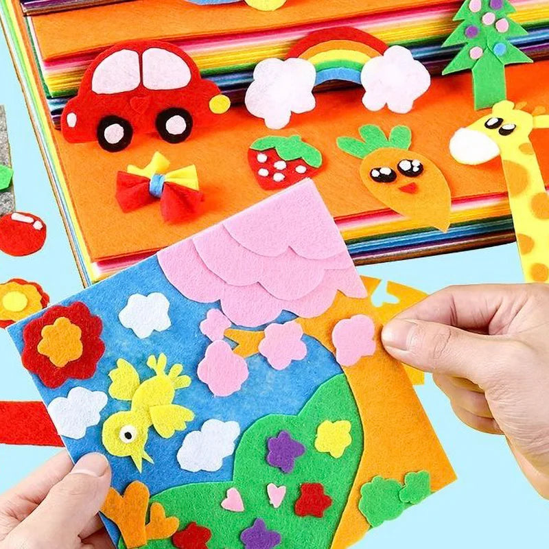 Vibrant Nonwoven Felt Craft Fabric