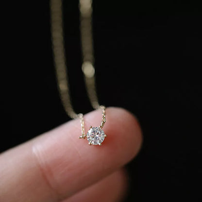 14k Gold plated Zircon Clavicle Chain