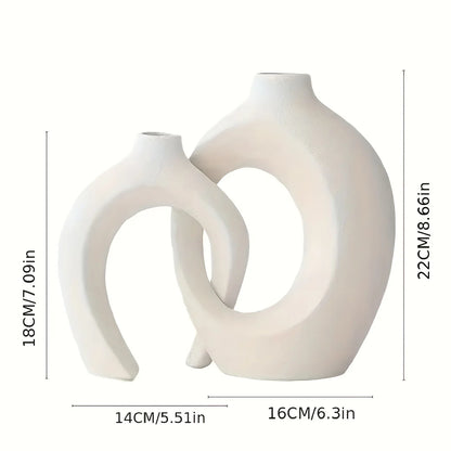 Nordic Ceramic Vase Set