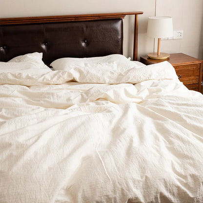 Nordic Summer Plaid Bedding Set
