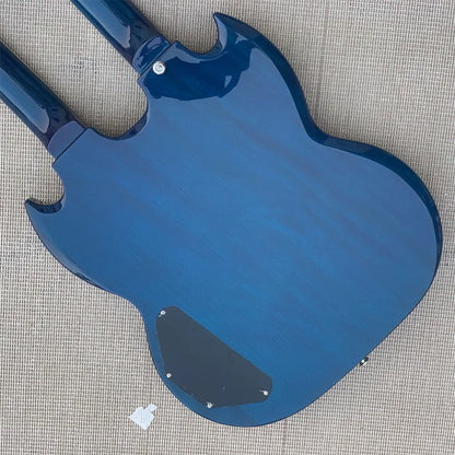 Dual Neck Epiphone SG Blue – 12+6 Strings Guitar