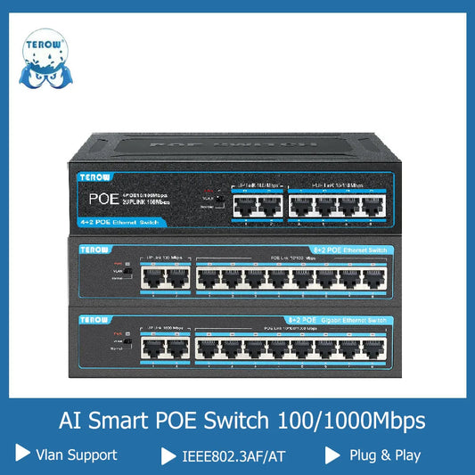 10-Port Gigabit POE Switch