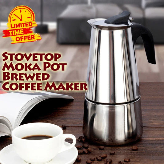 Stainless Steel Moka Coffee Maker