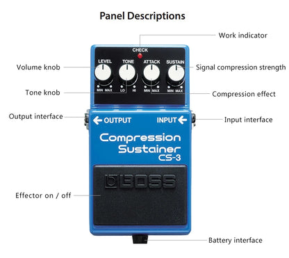 Boss CS-3 Compressor Pedal