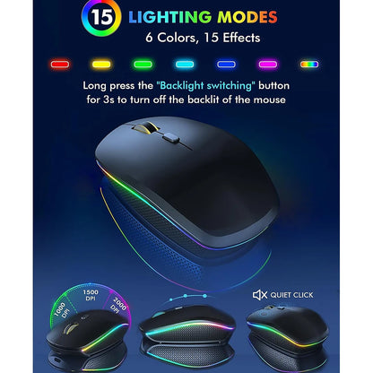 RGB Wireless Keyboard Combo