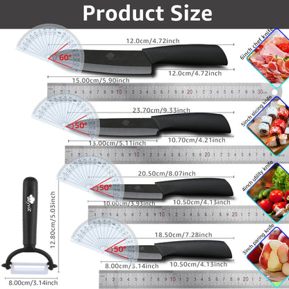 Ceramic Chef Knife Set