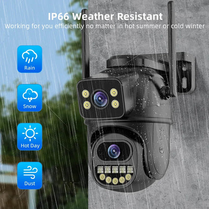 BELIA 4K 8MP Dual Lens WiFi Security Camera