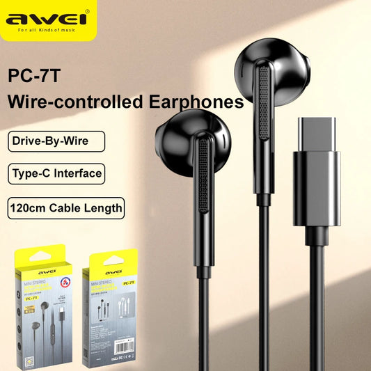 Awei PC-7T Wire-Controlled Headset