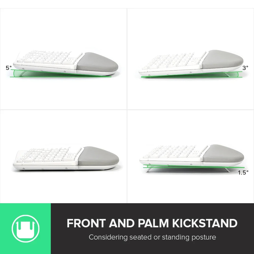 Delux GM901D Wireless Ergonomic Split Keyboard