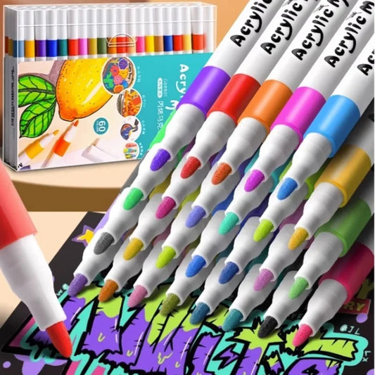 80-Color Acrylic Art Marker Set